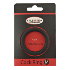 Malesation MALESATION Silicone Cock-Ring black M (O 4cm) péniszgyűrű