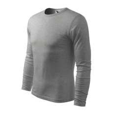 Malfini 119 Malfini Fit-T LS hosszú ujjú férfi póló sötétszürke melírozott - 2XL