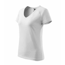 Malfini 128 Malfini Dream V nyakú női póló Fehér - 3XL munkaruha