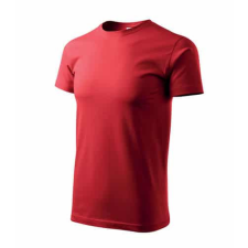 Malfini 129 Basic Férfi Póló Piros - 4XL munkaruha