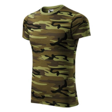 Malfini 144 Malfini Camouflage terepszínű unisex póló zöld terepszín - S munkaruha