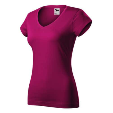 Malfini 162 Malfini Fit V-nyakú női póló fukszia - 2XL munkaruha
