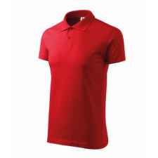 Malfini 202 Malfini Single J. Férfi galléros póló Piros - XL munkaruha
