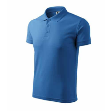 Malfini 203 Malfini Férfi Galléros Pique Póló azúrkék - 2XL