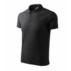 Malfini 203 Malfini Férfi Galléros Pique Póló ébenszürke - XL