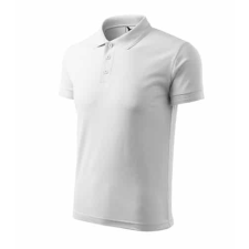 Malfini 203 Malfini Férfi Galléros Pique Póló Fehér - 3XL munkaruha