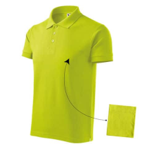 Malfini 212 Malfini Cotton galléros férfi póló Lime - 3XL munkaruha