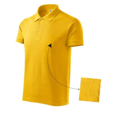 Malfini 212 Malfini Cotton galléros férfi póló Sárga - 2XL munkaruha