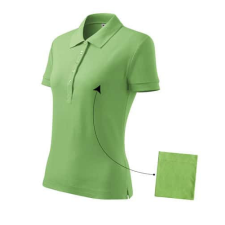 Malfini 213 Malfini Cotton galléros női póló borsózöld - XL munkaruha