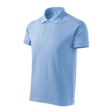 Malfini 215 Malfini Cotton Heavy férfi galléros póló égszínkék - 3XL munkaruha