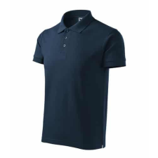 Malfini 215 Malfini Cotton Heavy férfi galléros póló tengerészkék - L munkaruha