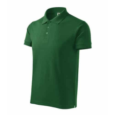 Malfini 215 Malfini Cotton Heavy férfi galléros póló üvegzöld - L munkaruha