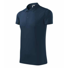 Malfini 217 Malfini Victory galléros unisex póló tengerészkék