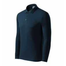 Malfini 221 Malfini Pique Polo LS galléros férfi póló tengerészkék