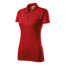 Malfini 223 Single J. galléros női póló piros színben