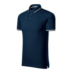 Malfini 251 Perfection plain galléros férfi póló tengerészkék színben