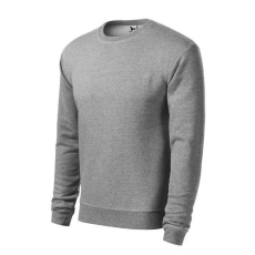 Malfini 406 Malfini Essential pulóver férfi/gyerek sötétszürke melírozott - 2XL
