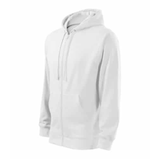 Malfini 410 Malfini Trendy Zipper férfi pulóver Fehér - L