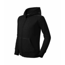 Malfini 412 Malfini Trendy Zipper gyerek felső Fekete munkaruha