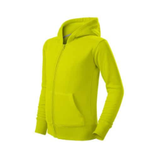 Malfini 412 Malfini Trendy Zipper gyerek felső Lime - 158 cm/12 éves munkaruha