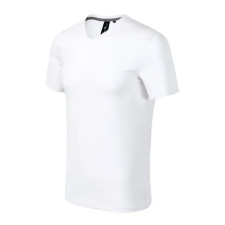 MALFINI, a.s. Action V-neck póló férfi fehér M férfi póló