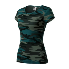 MALFINI, a.s. Camo Pure póló női camouflage petrol XL