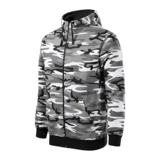 MALFINI, a.s. Camo Zipper felső férfi szürke terepszín S férfi pulóver, kardigán