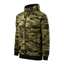 MALFINI, a.s. Camo Zipper felső férfi zöld terepszín XL férfi pulóver, kardigán