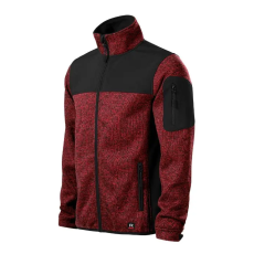 MALFINI, a.s. Casual softshell kabát férfi knit marlboro red 2XL