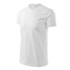 MALFINI, a.s. Heavy V-neck póló unisex fehér M
