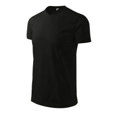 MALFINI, a.s. Heavy V-neck póló unisex fekete 2XL férfi póló