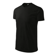 MALFINI, a.s. Heavy V-neck póló unisex fekete XL