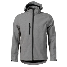 MALFINI, a.s. Performance softshell kabát férfi sötétszürke melírozott M férfi kabát, dzseki
