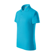 MALFINI, a.s. Pique Polo galléros póló gyerek türkiz 110 cm/4 éves
