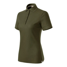 MALFINI, a.s. Prime (GOTS) galléros póló női military S