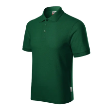 MALFINI, a.s. Reserve galléros póló férfi dark green S