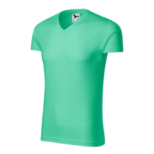 MALFINI, a.s. Slim Fit V-neck póló férfi menta 3XL férfi póló