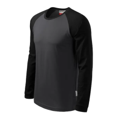 MALFINI, a.s. Street LS póló unisex ébenszürke S