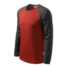MALFINI, a.s. Street LS póló unisex marlboro piros 4XL