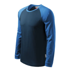 MALFINI, a.s. Street LS póló unisex tengerészkék 4XL