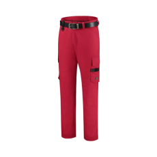 MALFINI, a.s. Work Pants Twill munkanadrág unisex piros 55