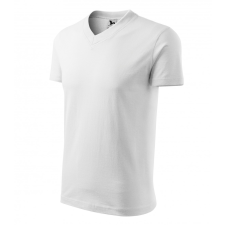 Malfini ADL102 V-nyakú póló (fehér, 3XL) Malfini munkaruha