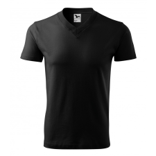Malfini ADL102 V-nyakú póló (fekete, 3XL) Malfini munkaruha