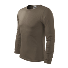 Malfini ADL119 FIT-T Hosszú ujjú férfi póló (army, XXL) Malfini