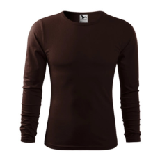 Malfini ADL119 FIT-T Hosszú ujjú férfi póló (kávé, XXL) Malfini