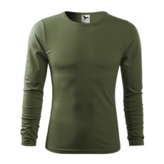 Malfini ADL119 FIT-T Hosszú ujjú férfi póló (kheki, S) Malfini