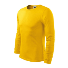 Malfini ADL119 FIT-T Hosszú ujjú férfi póló (sárga, M) Malfini munkaruha