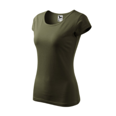 Malfini ADL122 PURE Női póló (military, S) Malfini