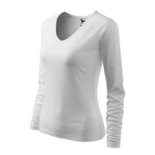 Malfini ADL127 ELEGANCE V-nyakú Női póló (fehér, 3XL) Malfini munkaruha