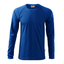 Malfini ADL130 STREET LS Hosszú ujjú férfi póló (királykék, 4XL) Malfini munkaruha